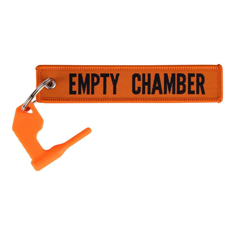 Empty Chamber vlag / Kleur ; Oranje / Geschikt voor de meeste vuurwapens-3974-a